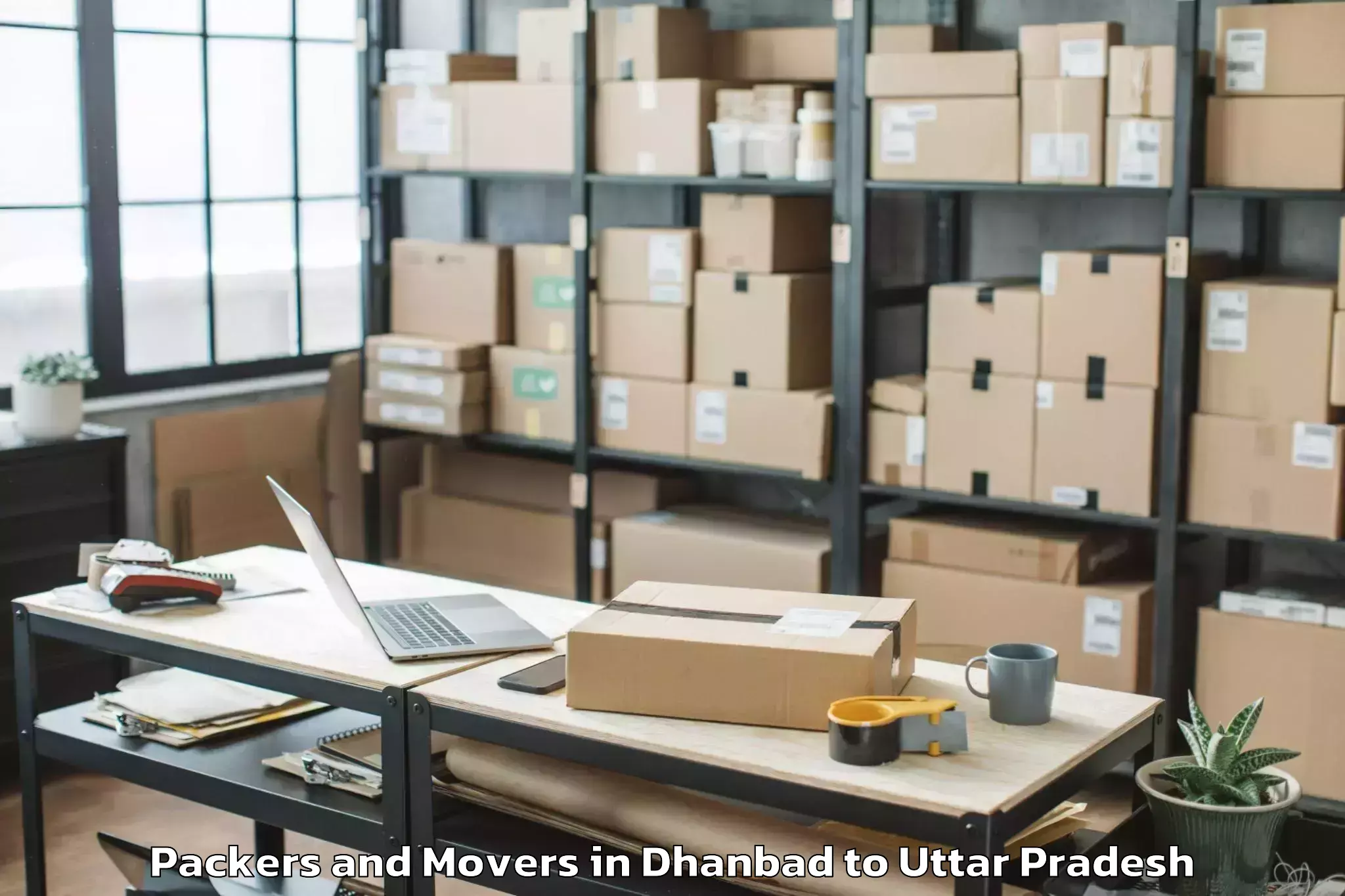 Easy Dhanbad to Sardhana Packers And Movers Booking